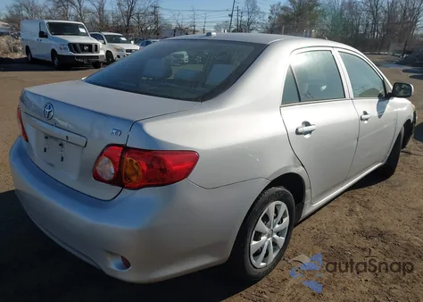 2009 Toyota Corolla Le из США, поврежденный, VIN 2T1BU40E09C067703